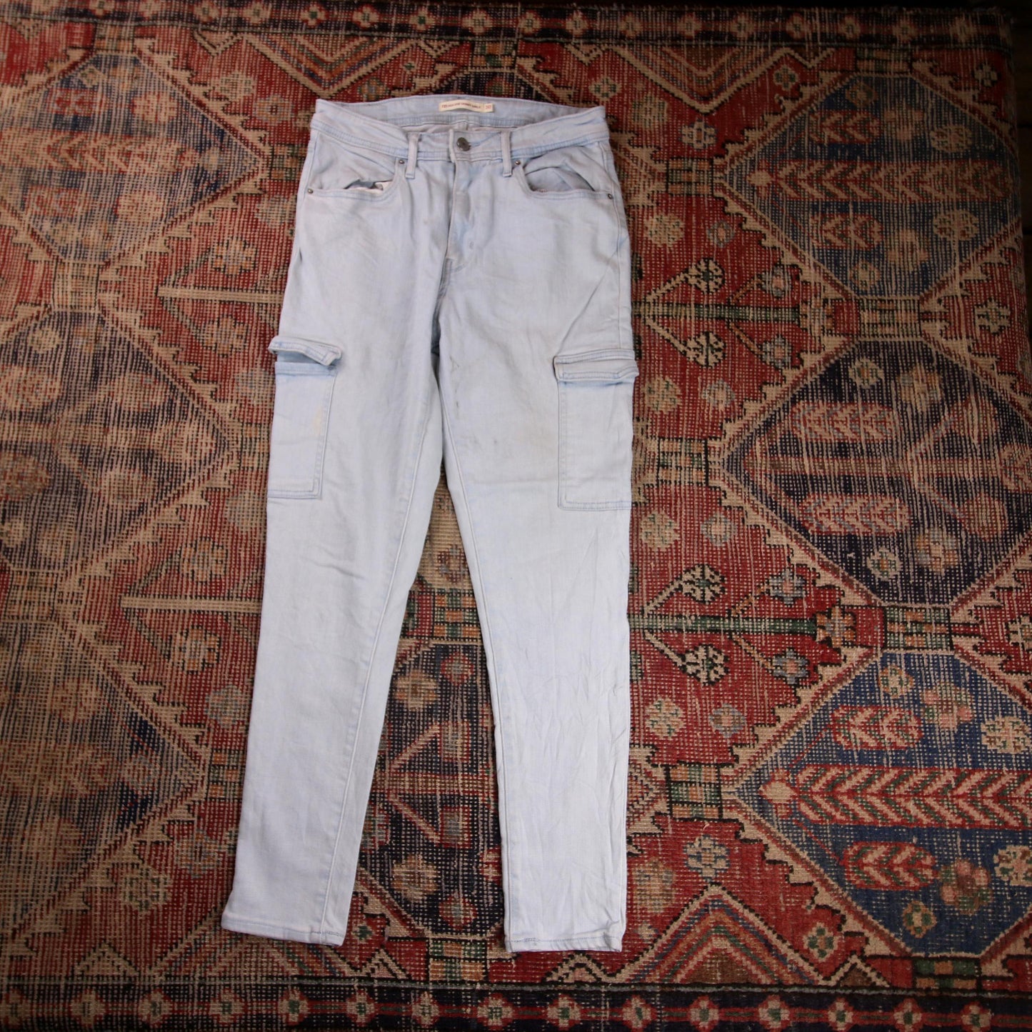 Levi's 721 W28 L27 Skinny Blue Denim Jeans