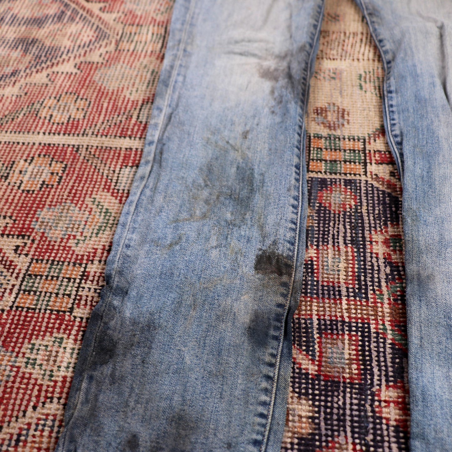Levi's 712 W26 L31 Straight Leg Blue Denim Jeans