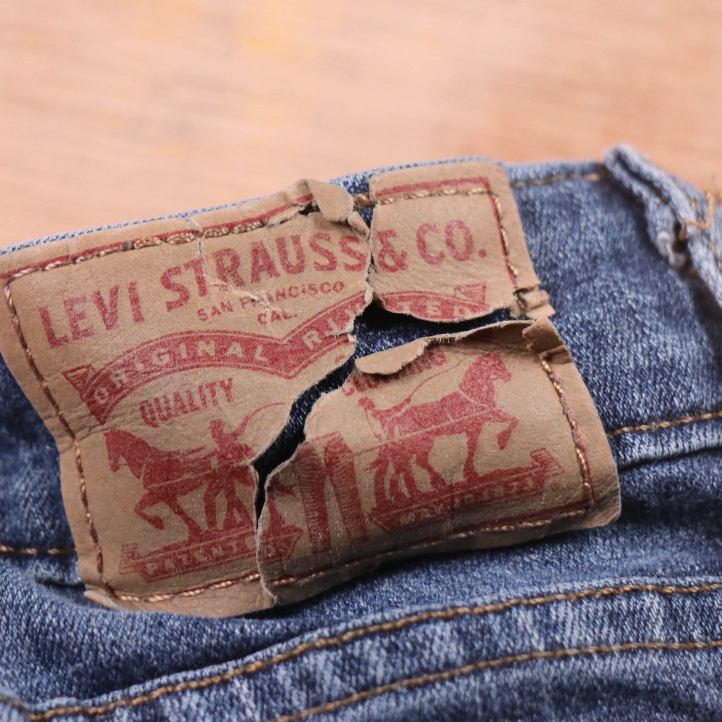 Levi's 721 Red Tab W26 L28 Skinny Blue Denim Jeans