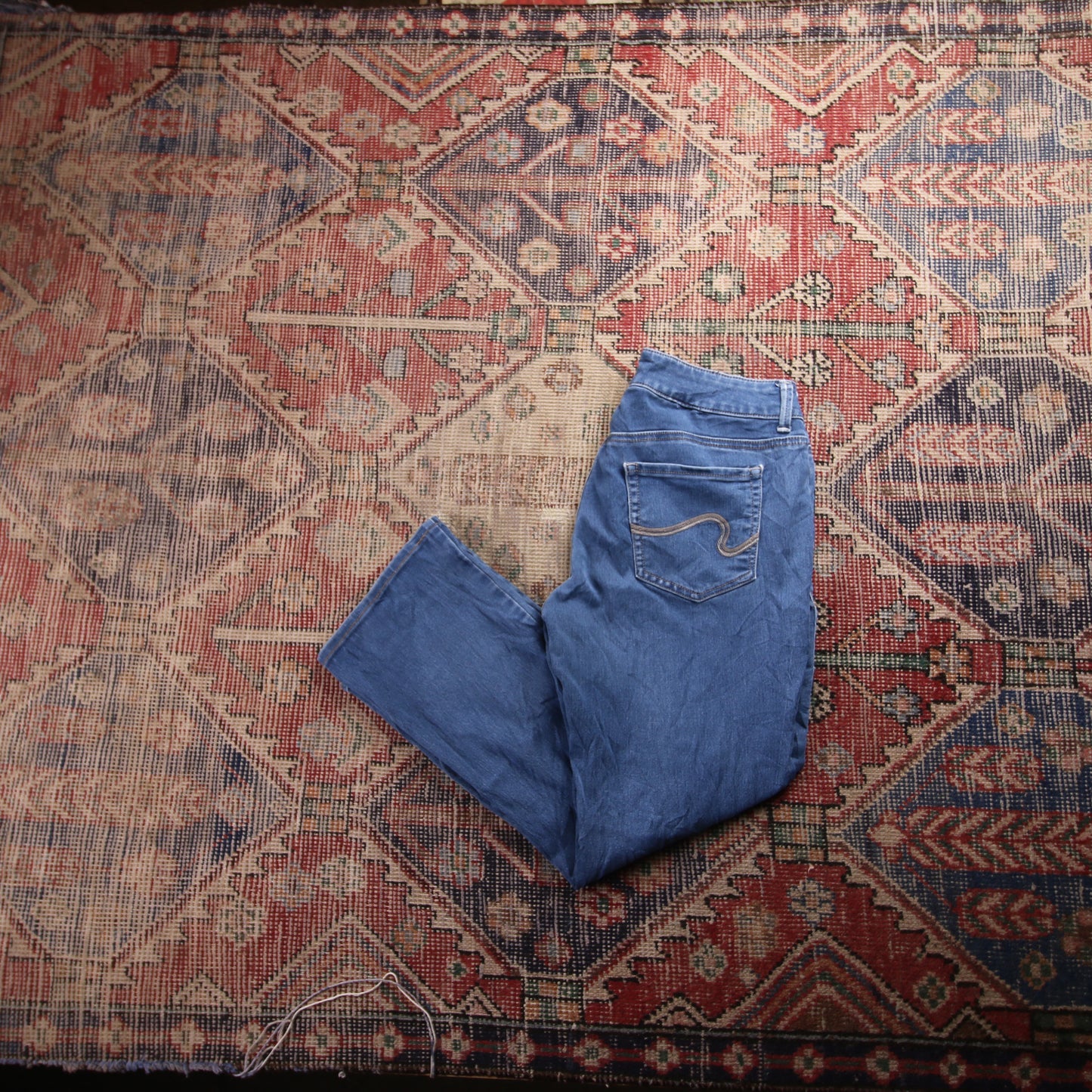 Lee W30 L25 Bootcut Blue Denim Jeans