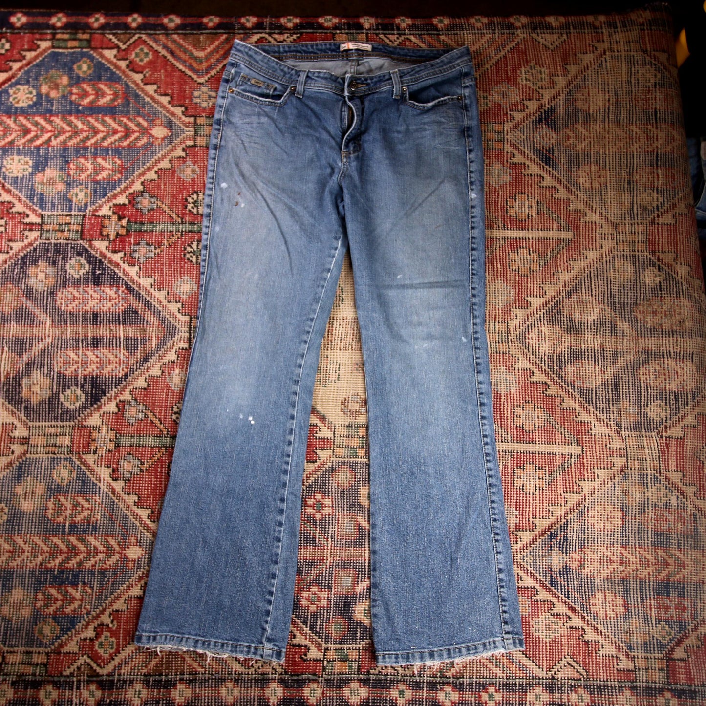 Lee W34 L30 Bootcut Blue Denim Jeans