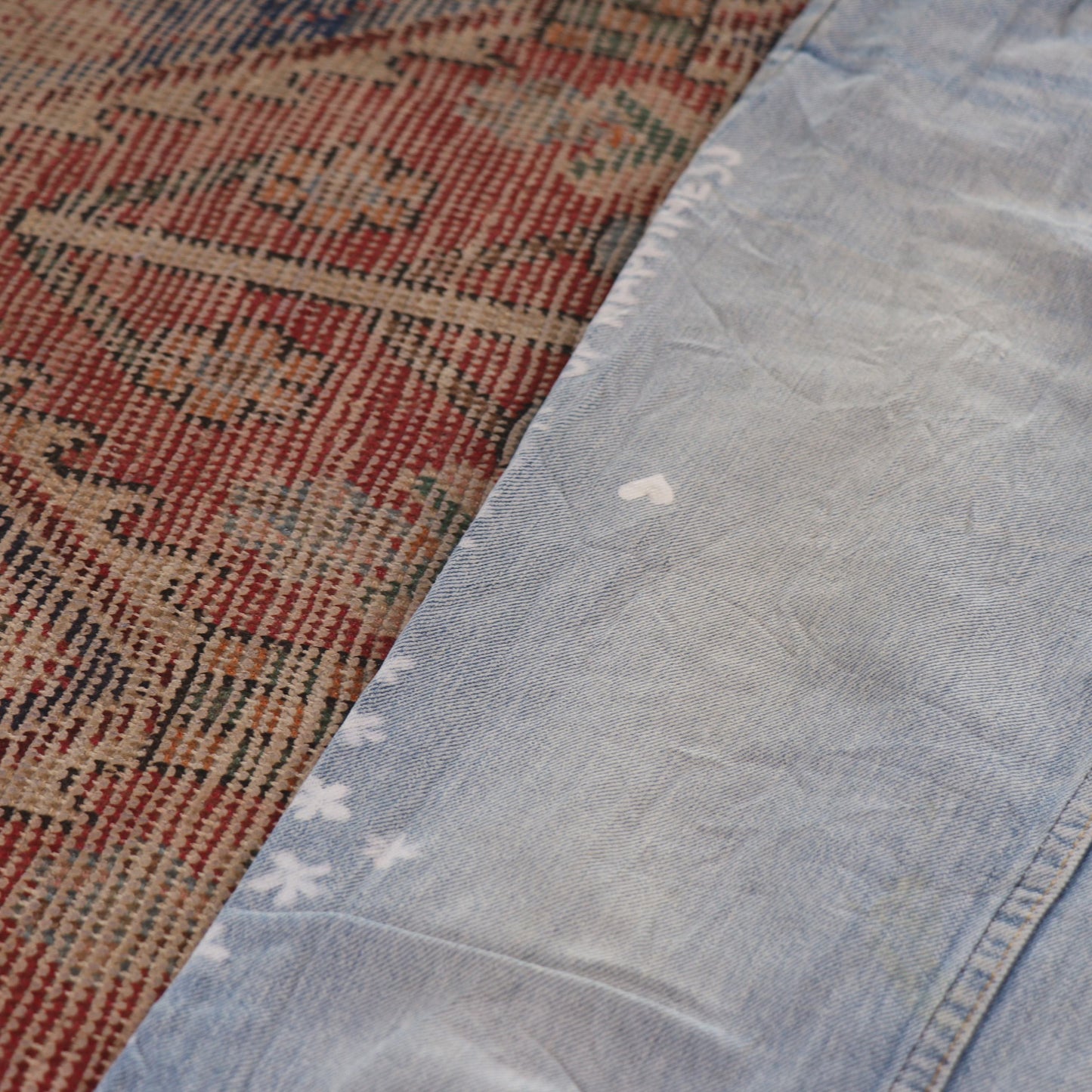 Levi's 501 Orange Tab W26 L34 Original Fit Blue Denim Jeans
