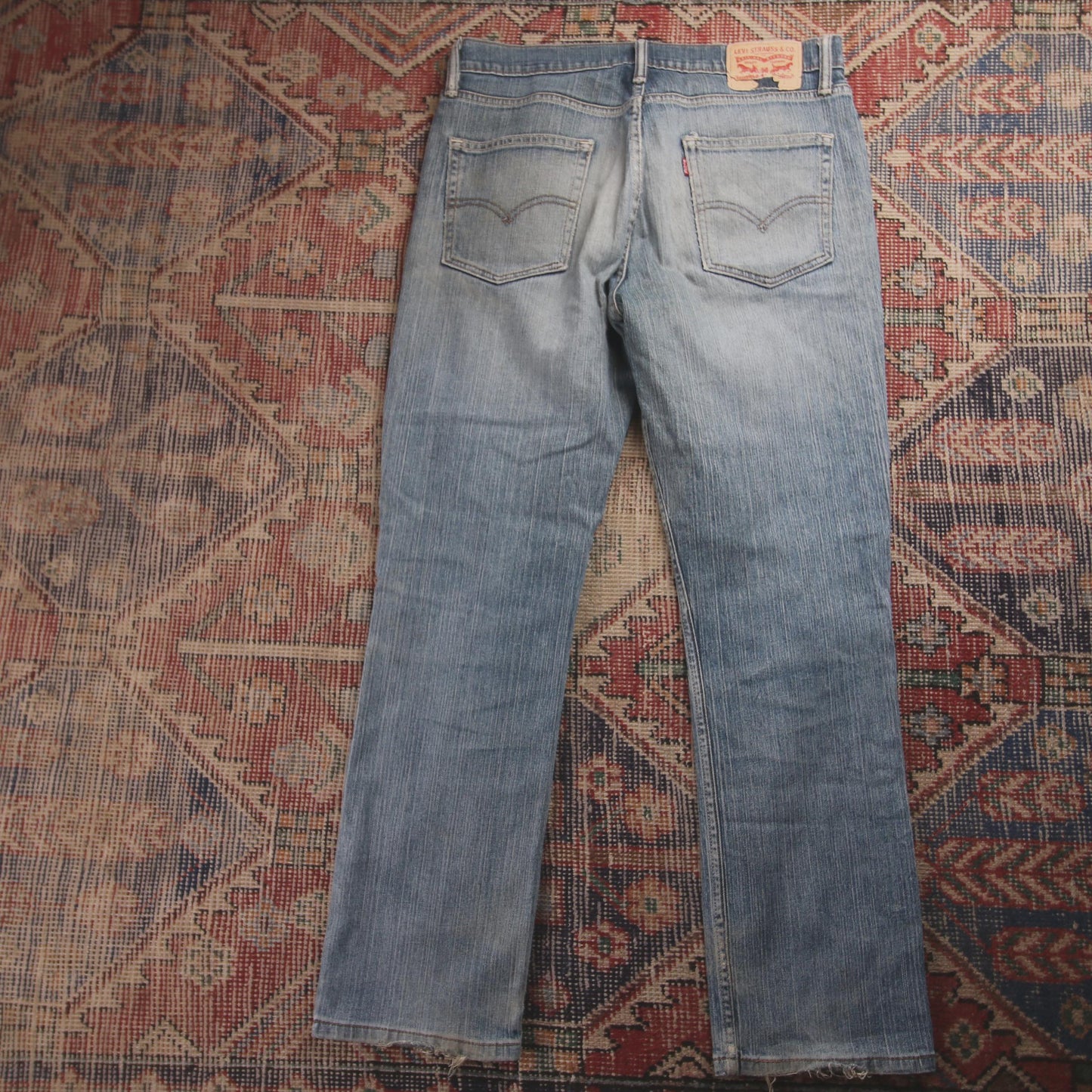 Levi's 514 W34 L29 Straight Leg Blue Denim Jeans