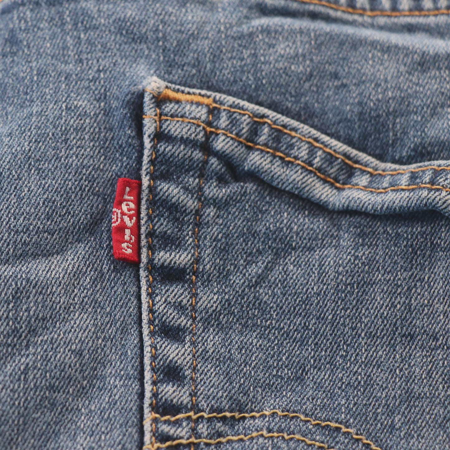 Levi's W38 L28 Straight Leg Blue Denim Jeans
