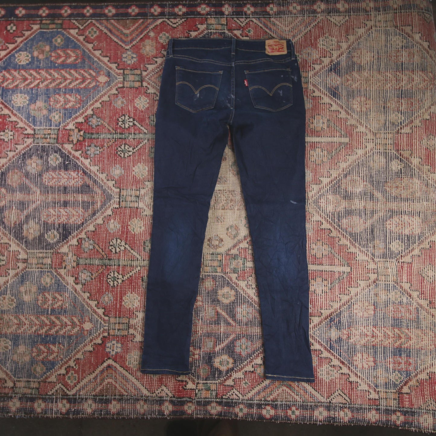 Levi's 711 W28 L28 Skinny Blue Denim Jeans