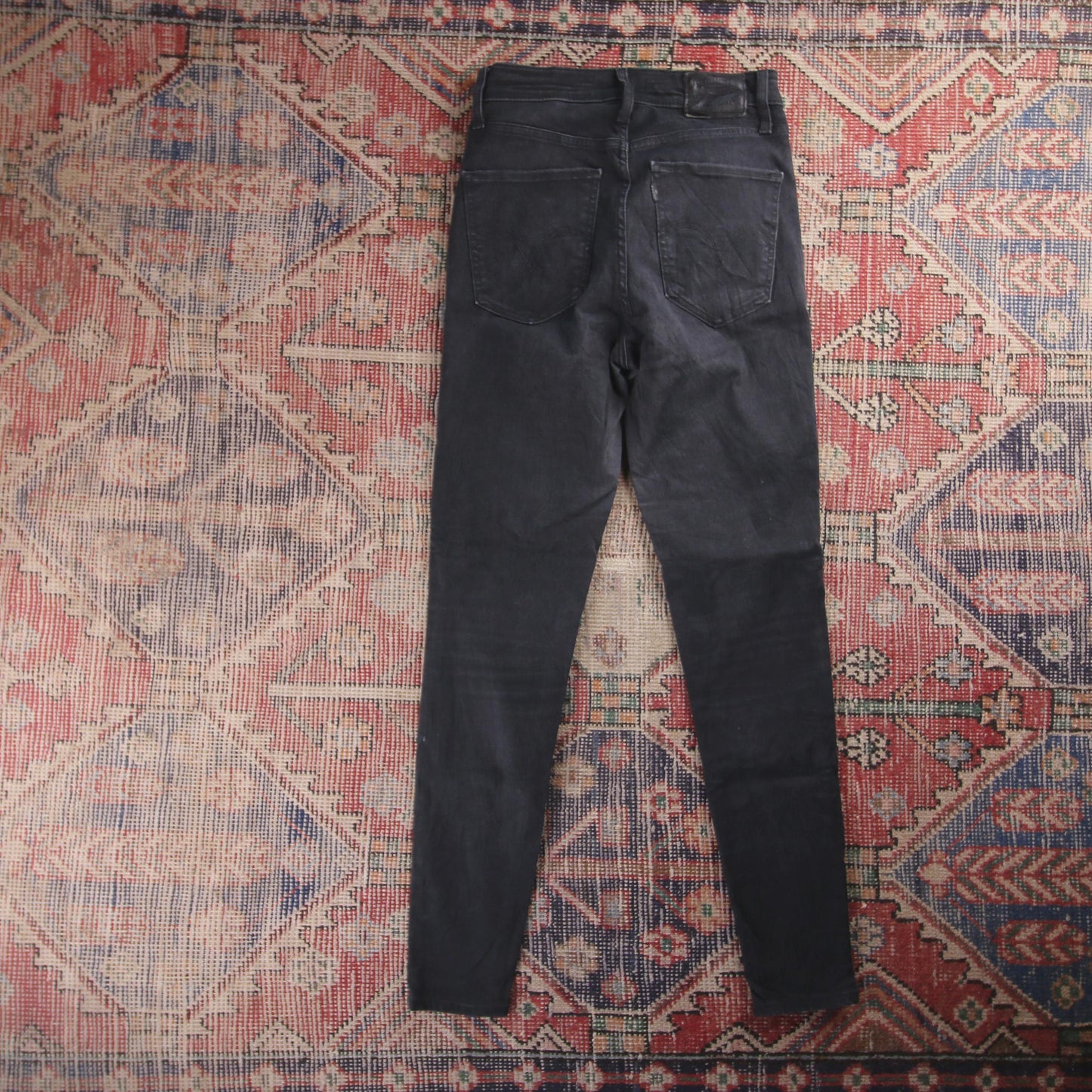 Levi's Black Tab W26 L28 Super Skinny Black Denim Jeans