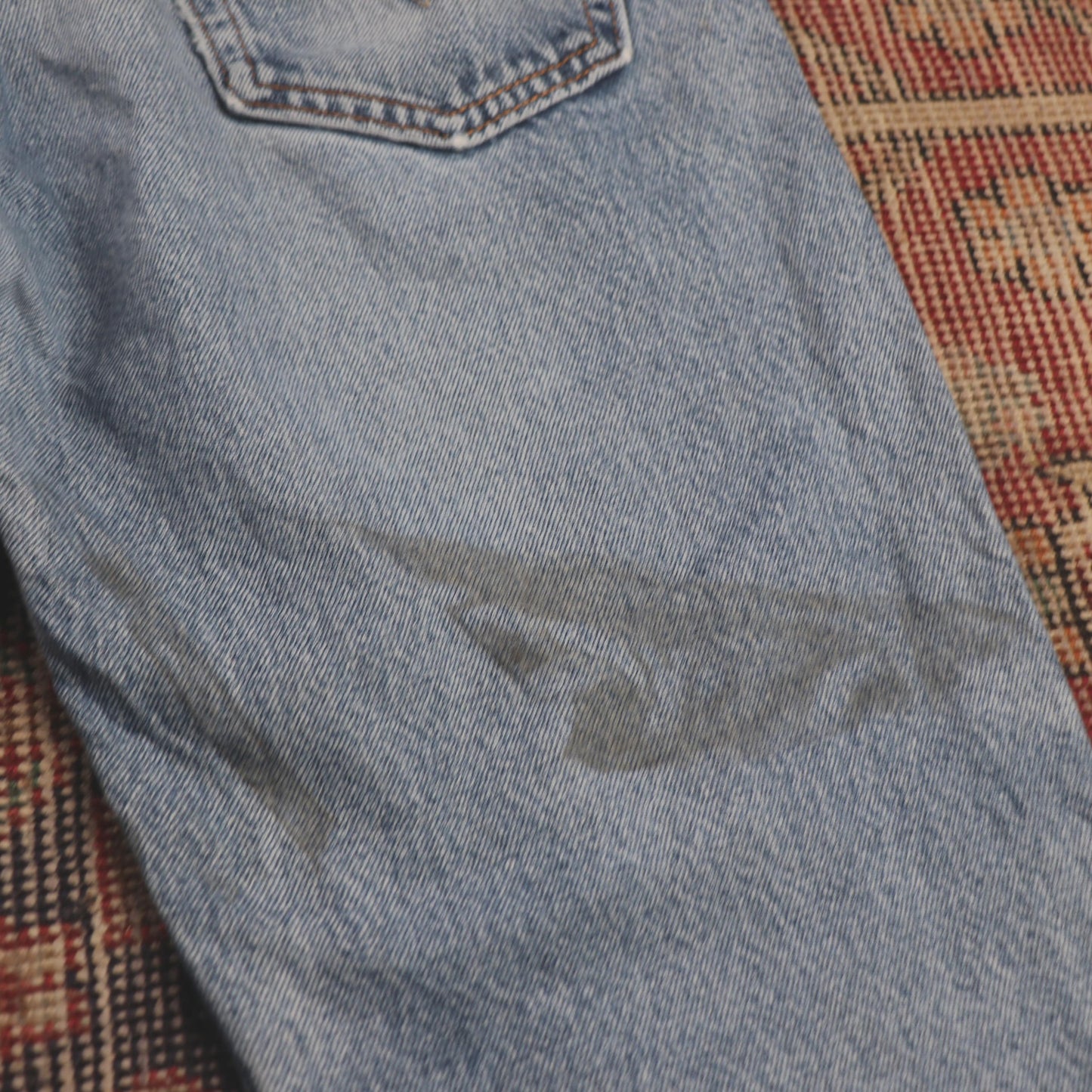 Levi's 505 W32 L26 Straight Leg Regular Fit Blue Denim Jeans