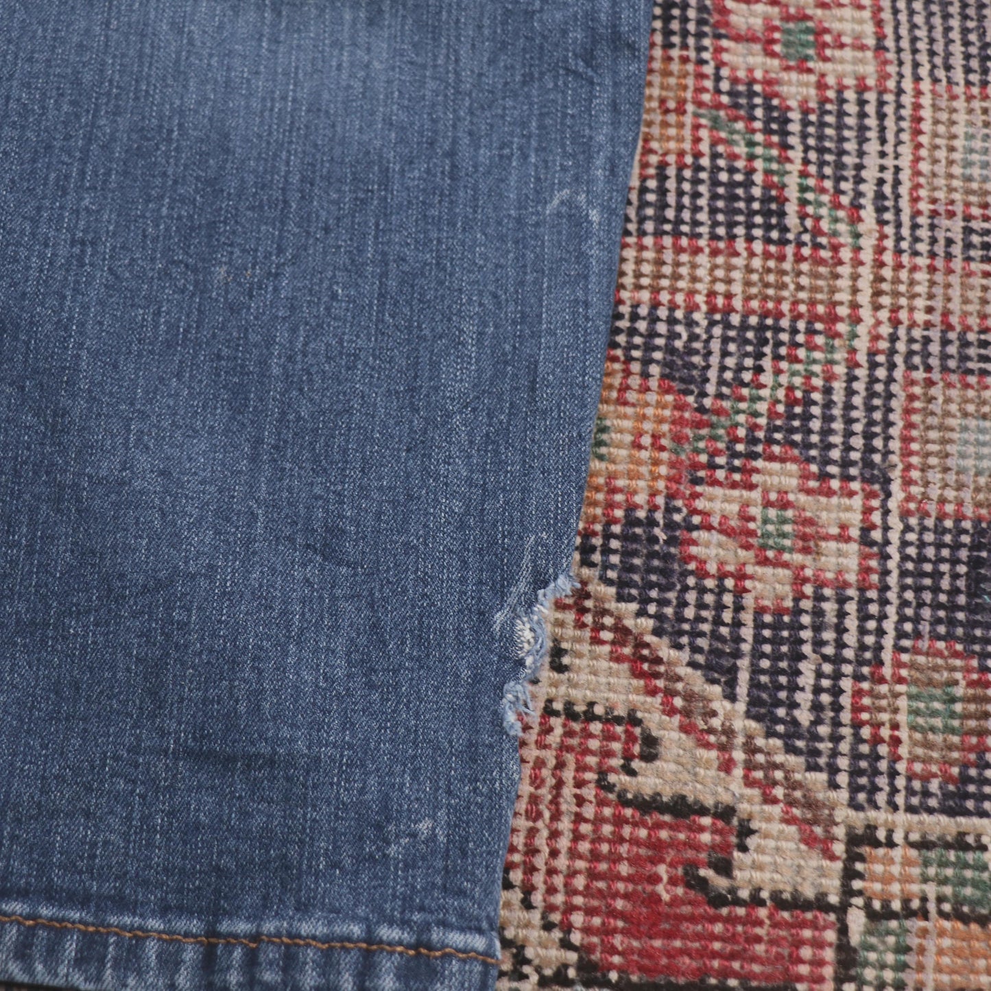 Wrangler W40 L29 Straight Leg Loose Fit Blue Denim Jeans