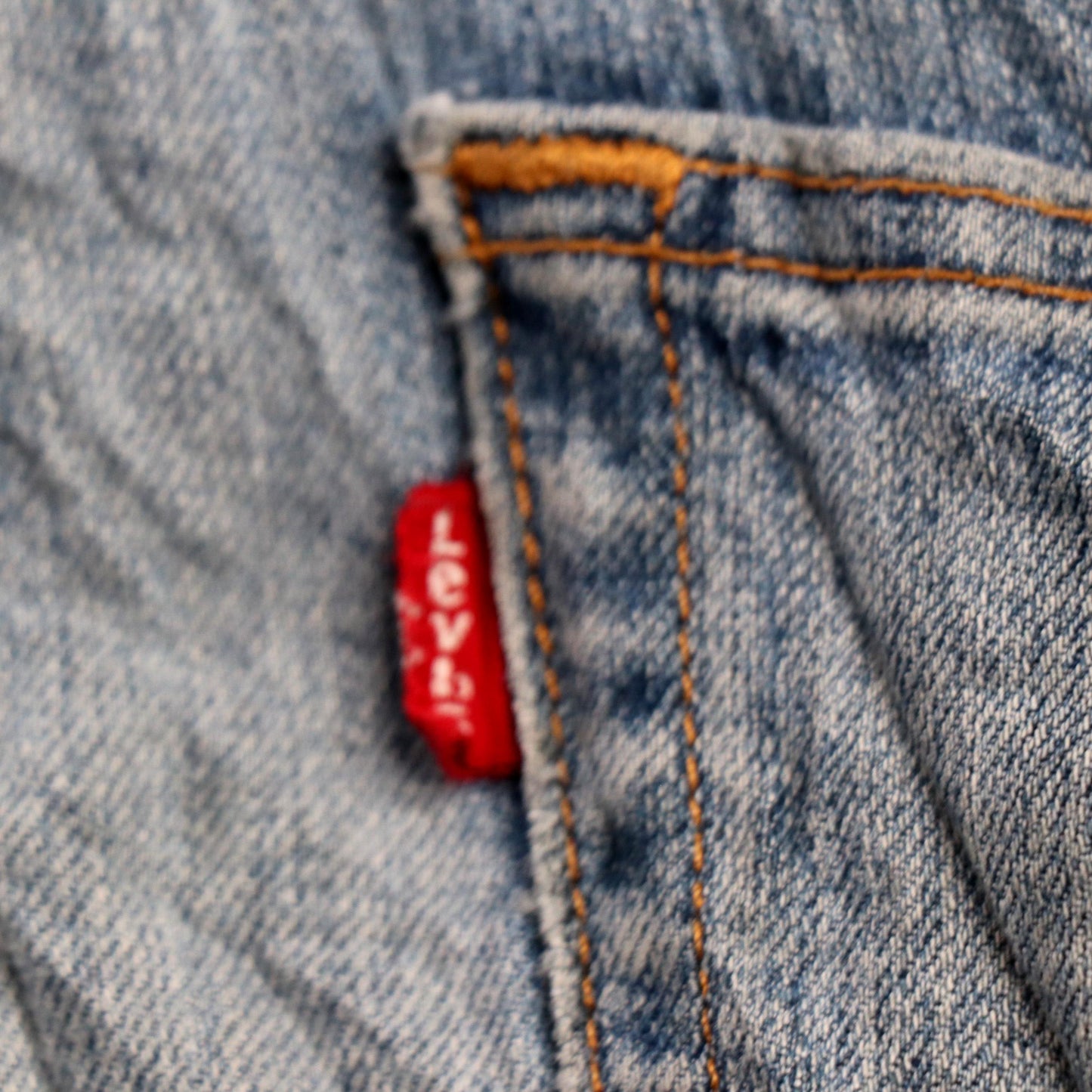 Levi's 505 W36 L31 Straight Leg Regular Fit Blue Denim Jeans