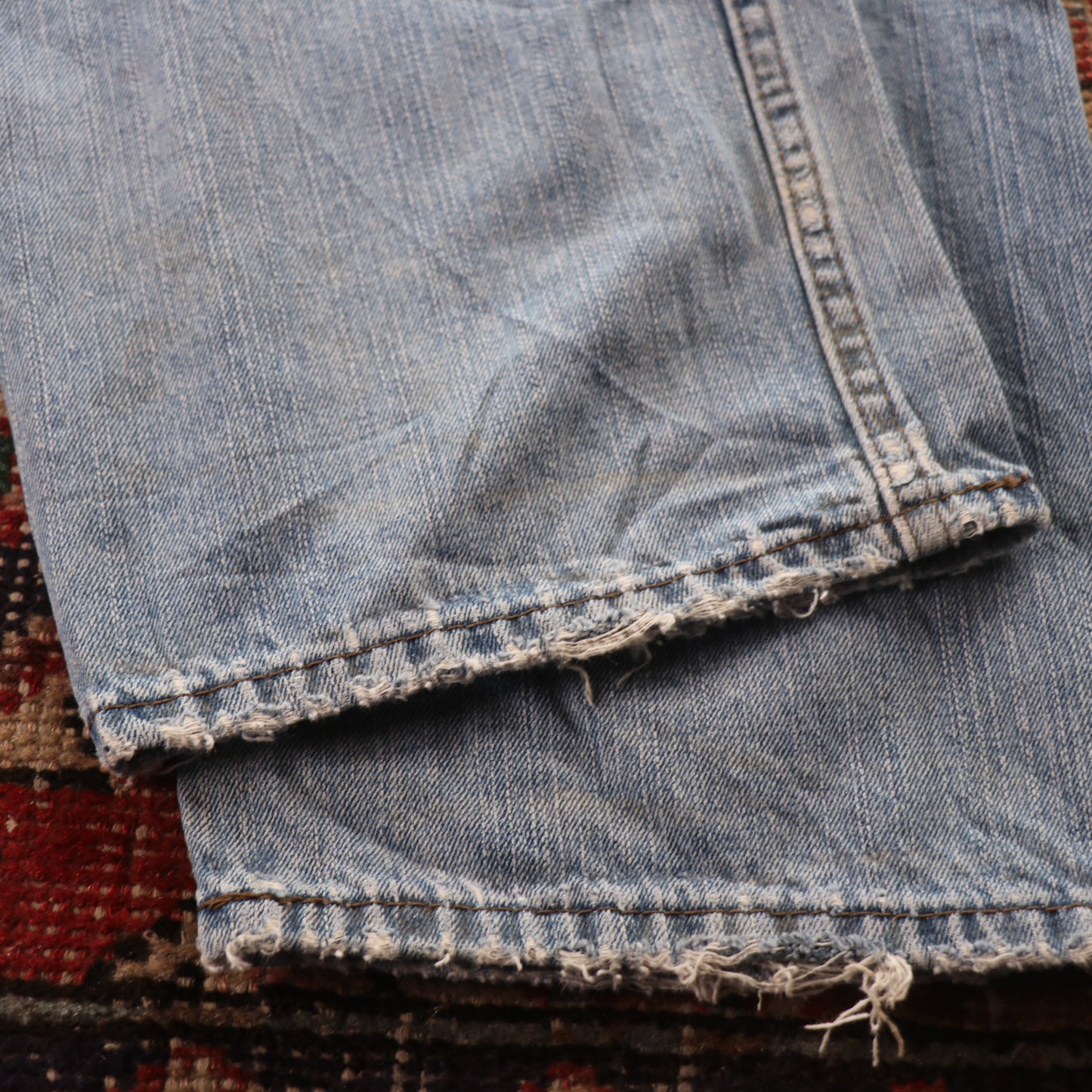 Levi's 514 Red Tab W34 L31 Straight Leg Blue Denim Jeans