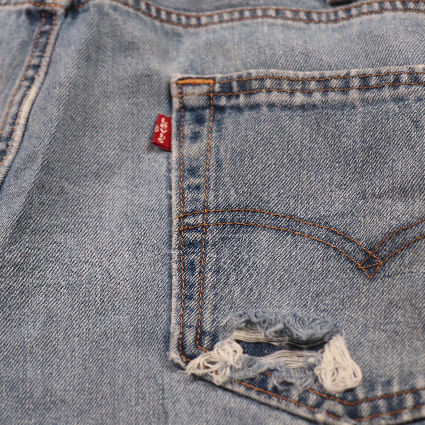 Levi's 505 Red Tab W40 L29 Straight Leg Regular Fit Blue Denim Jeans