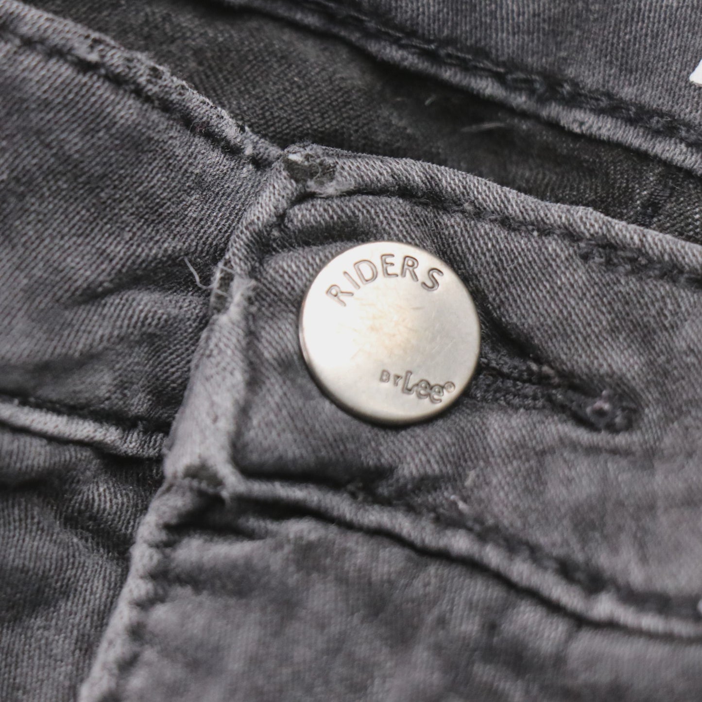 Lee W38 L27 Flared Black Denim Jeans