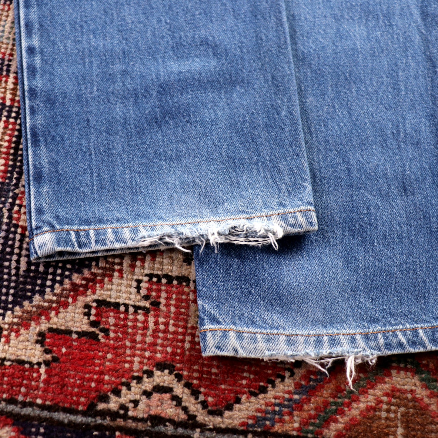 Levi's 515 Red Tab W24 L27 Flared Blue Denim Jeans