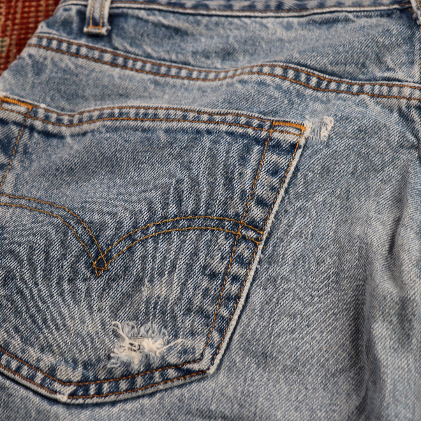 Levi's 505 W34 L29 Straight Leg Regular Fit Blue Denim Jeans