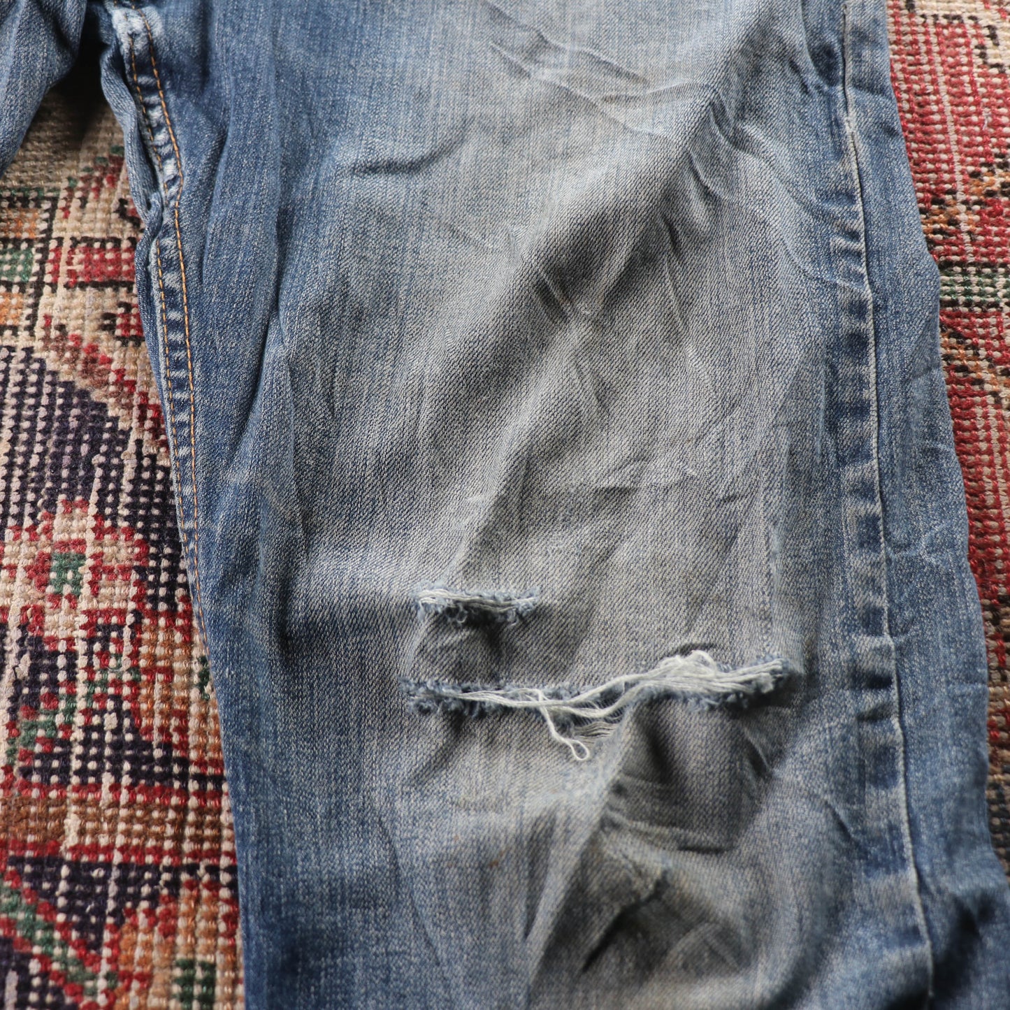 Levi's Red Tab W32 L29 Straight Leg Blue Denim Jeans