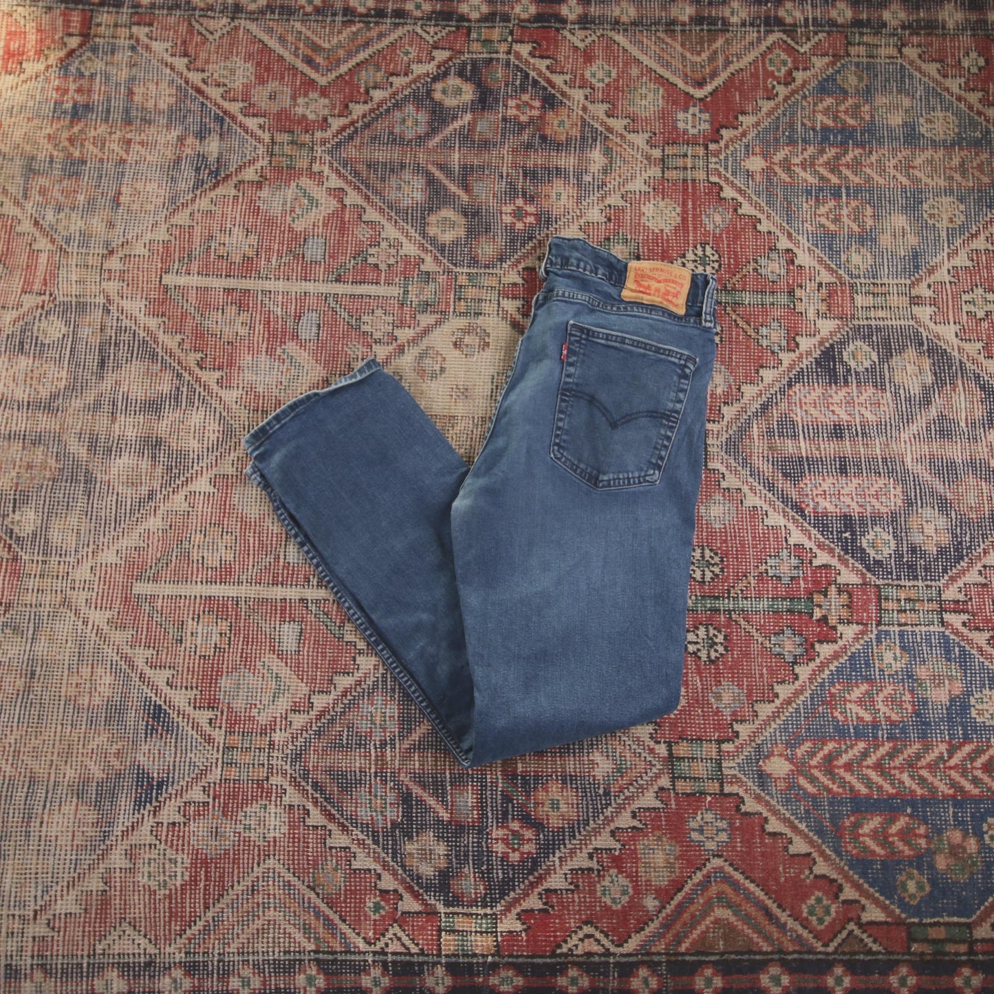 Levi's 514 W34 L30 Straight Leg Blue Denim Jeans