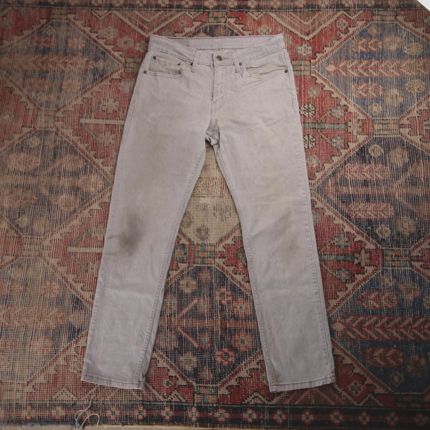 Levi's 511 W32 L28 Slim Fit Grey Denim Jeans