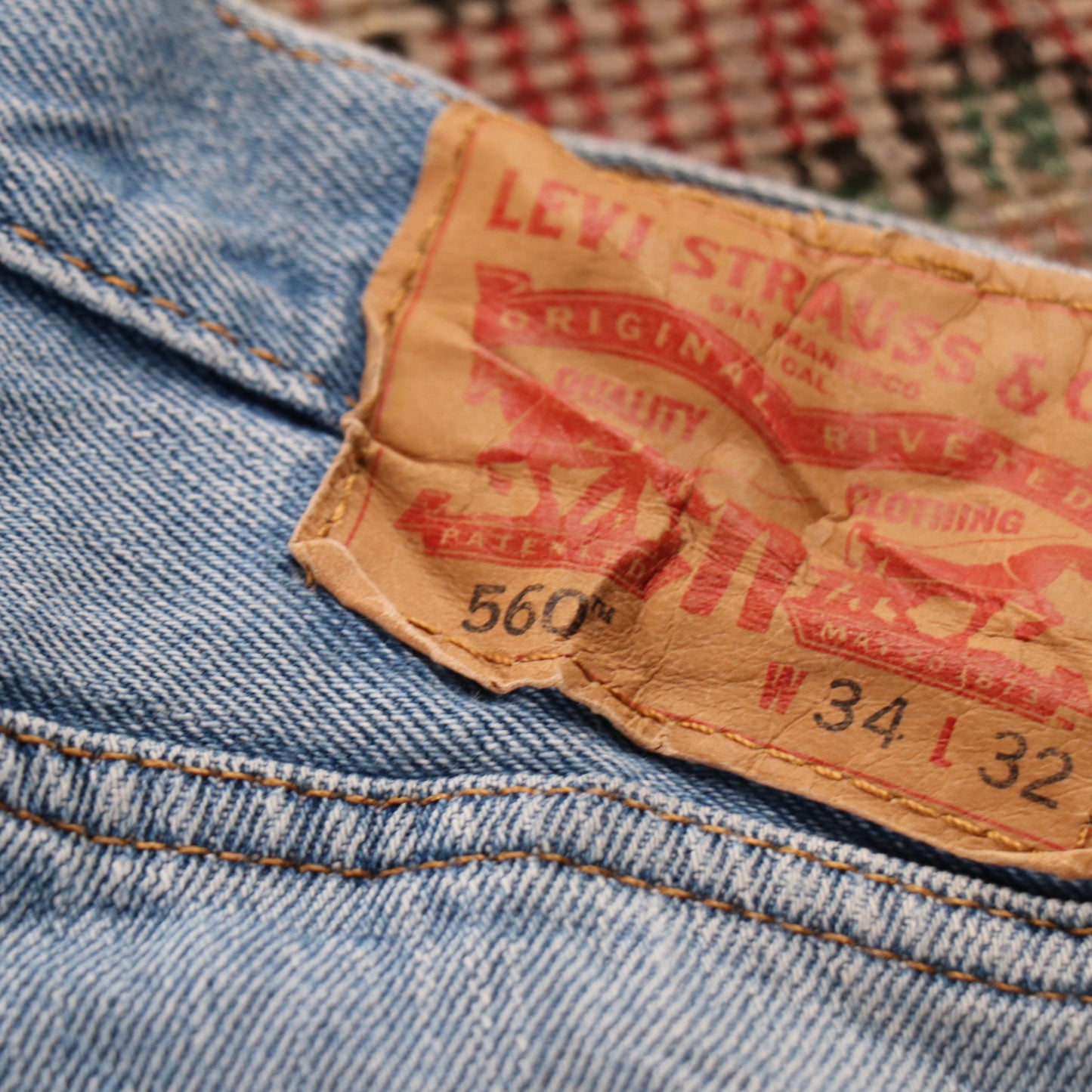 Levi's 560 W34 L30 Comfort Fit Blue Denim Jeans