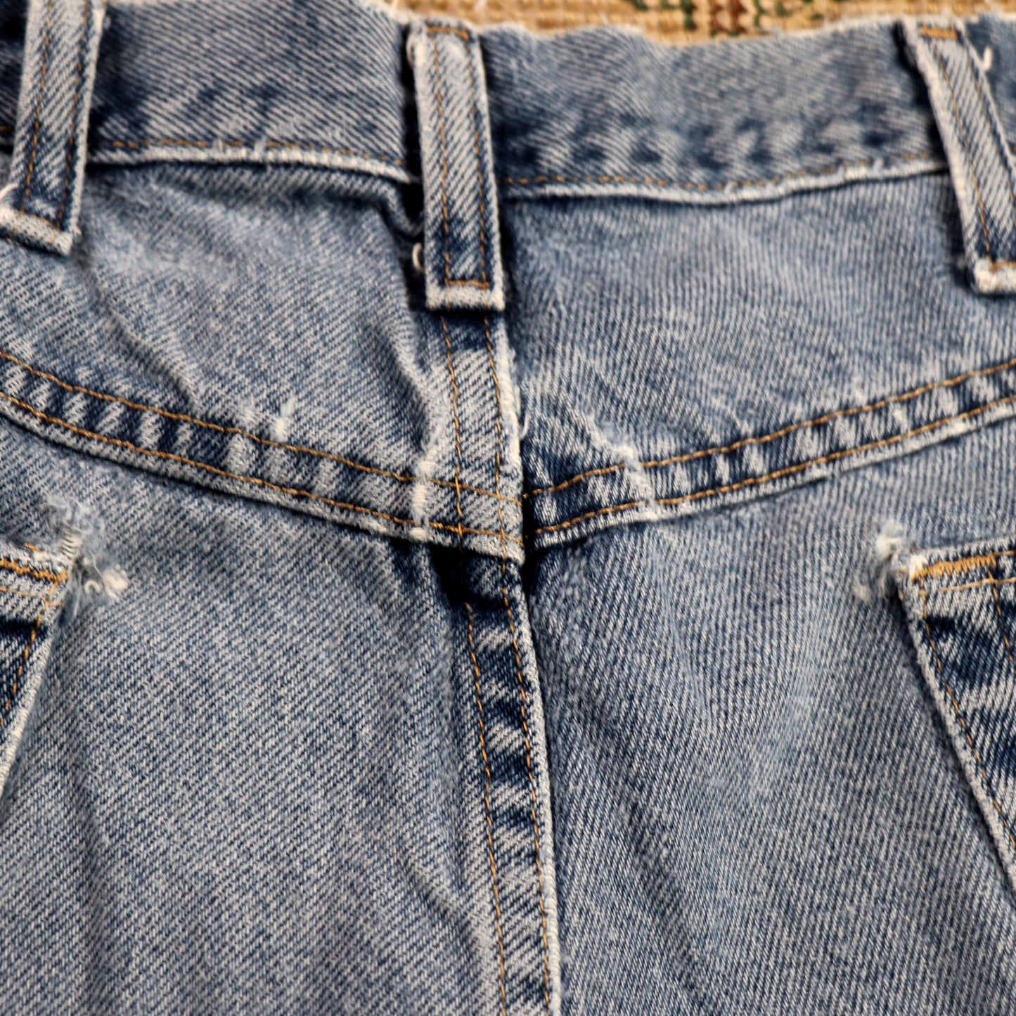 Wrangler W36 L30 Straight Leg Loose Fit Blue Denim Jeans