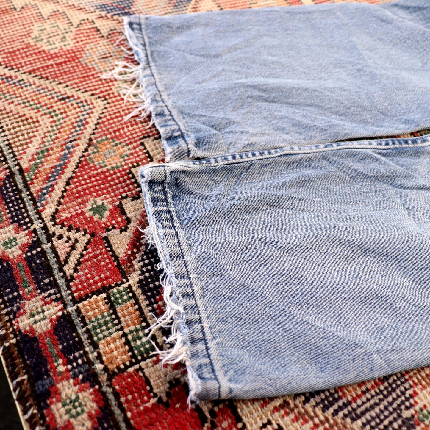 Levi's W30 L25 Straight Leg Blue Denim Jeans