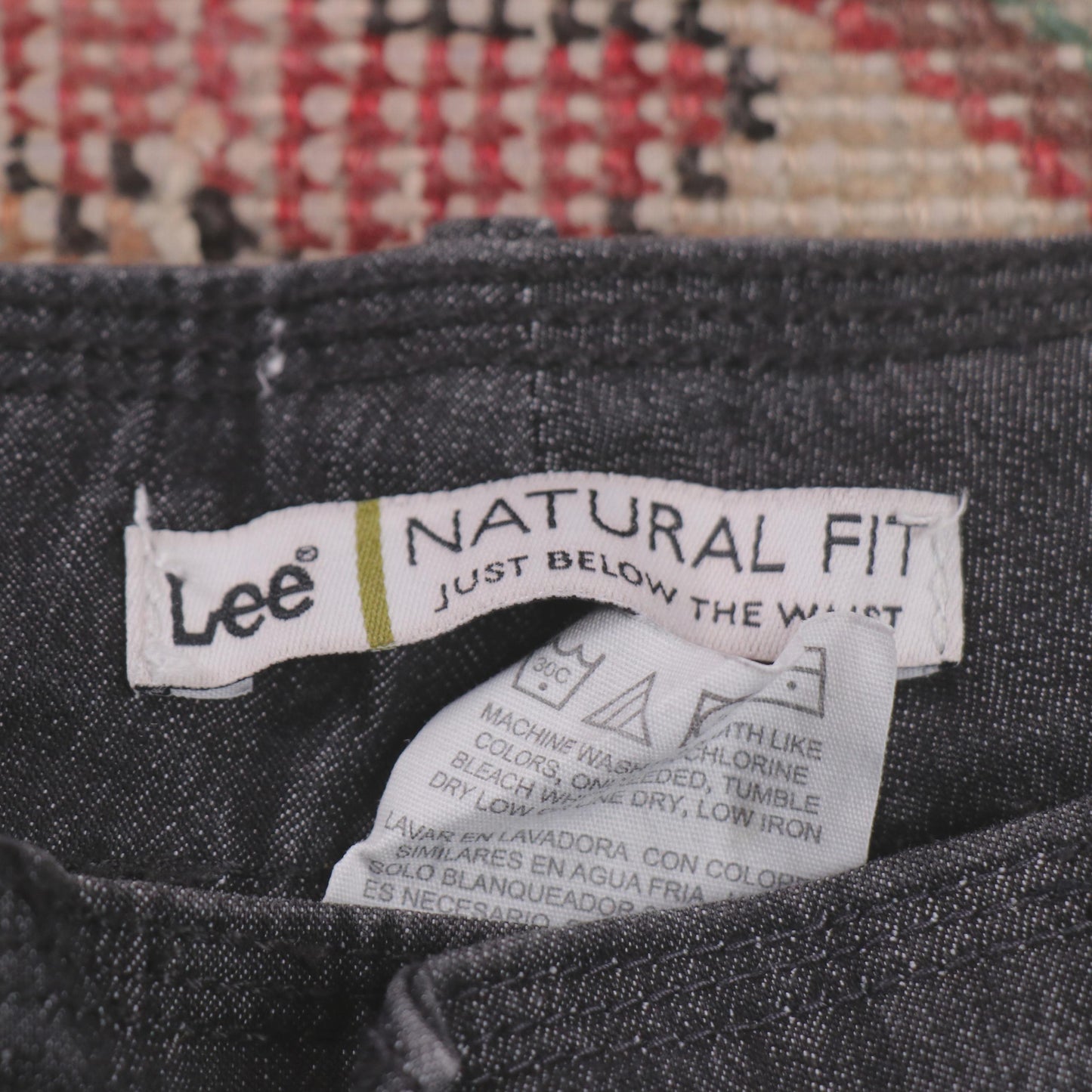 Lee W30 L31 Straight Leg Black Denim Jeans