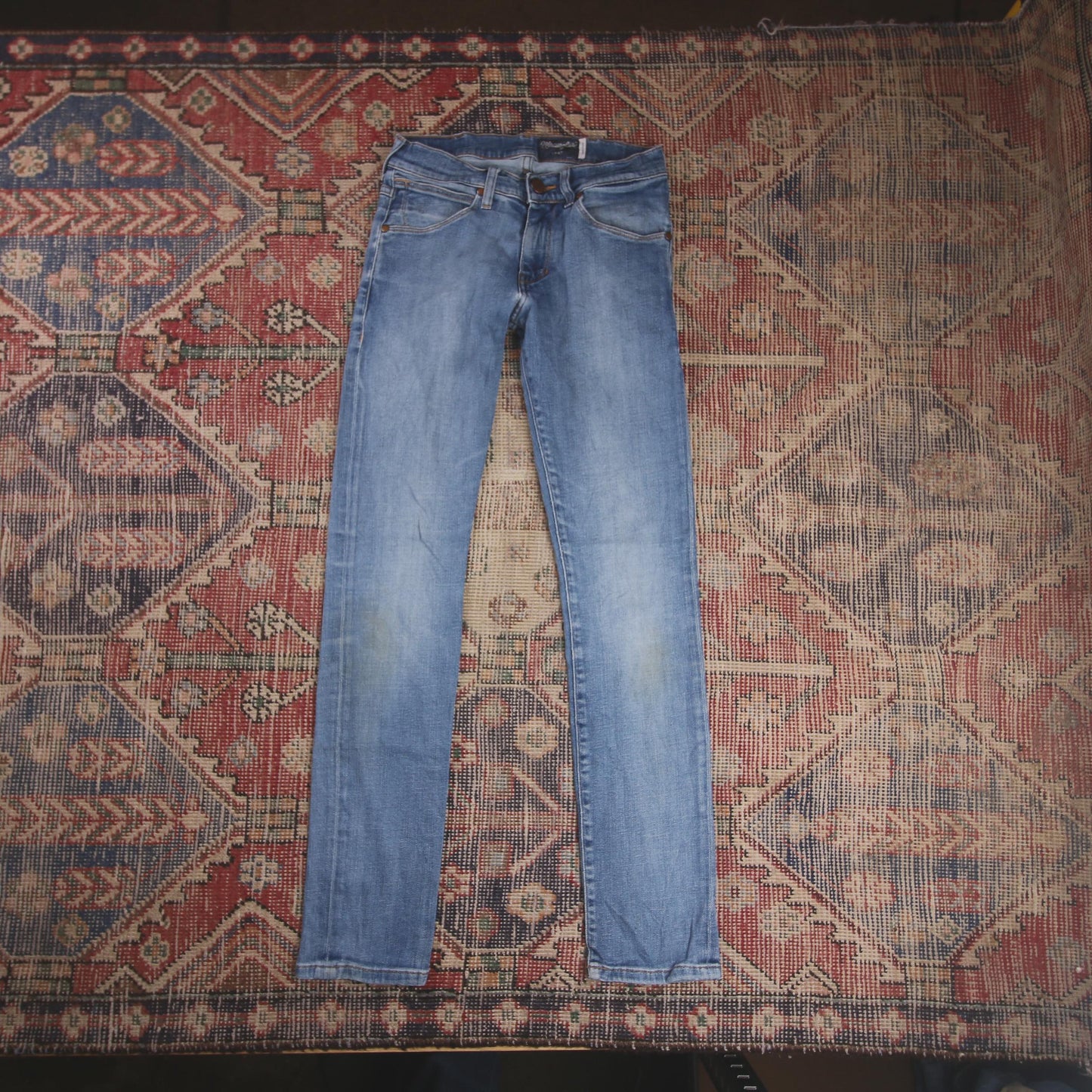 Wrangler W26 L30 Skinny Blue Denim Jeans