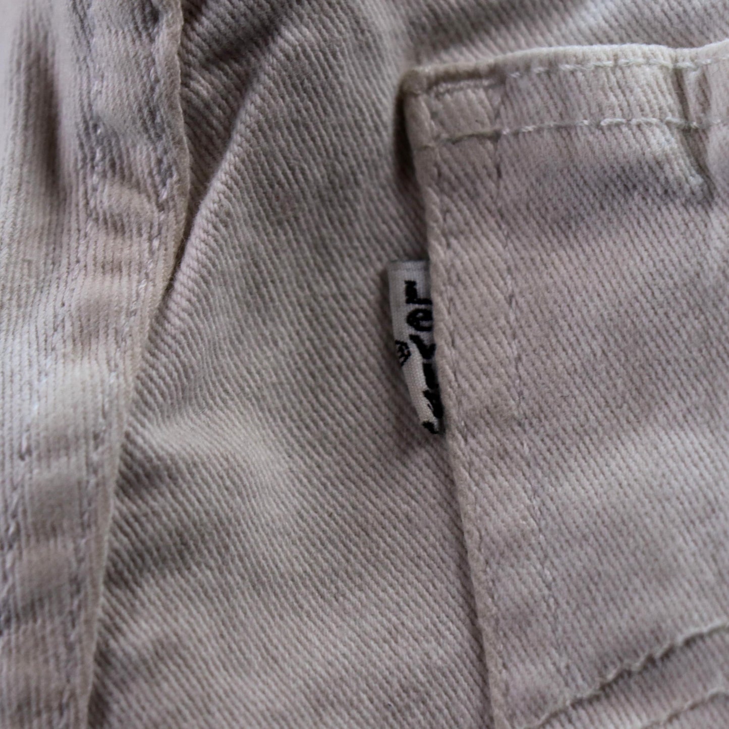 Levi's W32 L24 Skinny White Denim Jeans