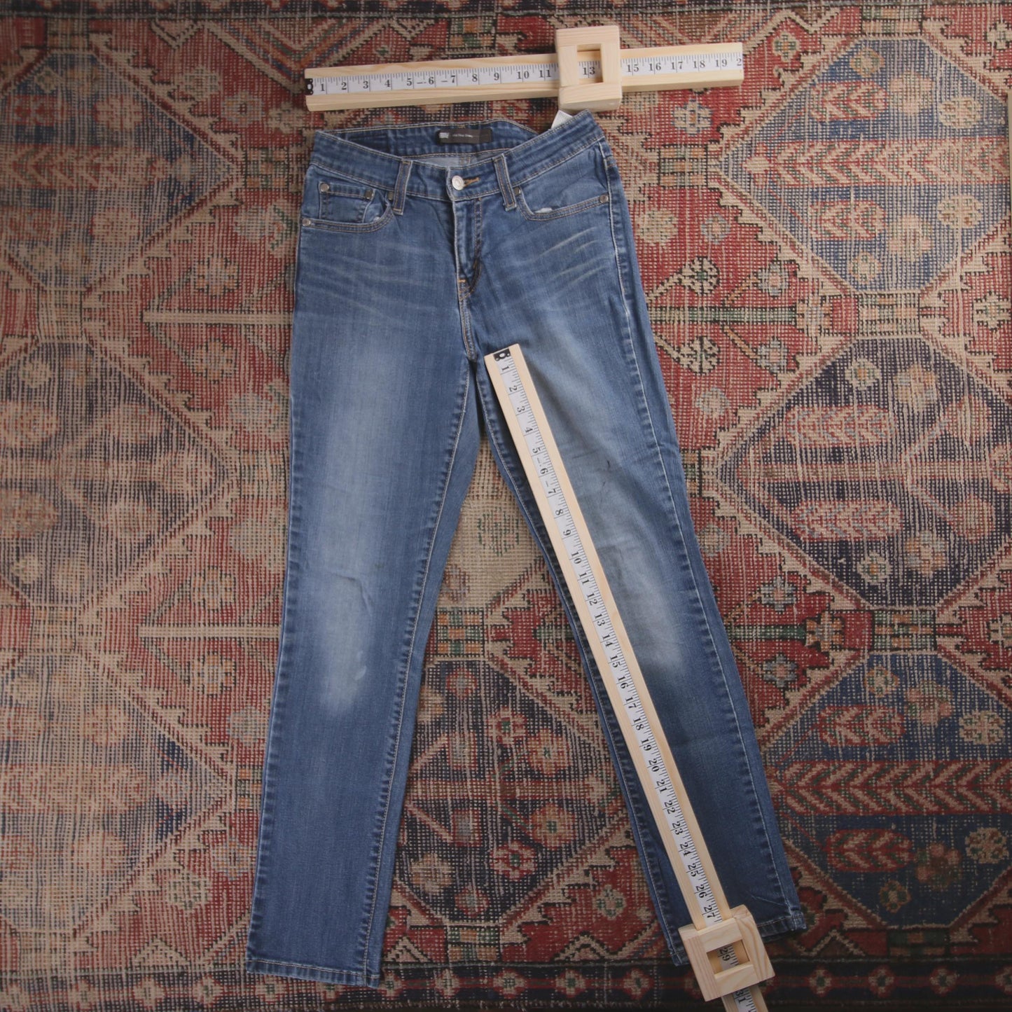 Levi's Red Tab W32 L30 Slim Skinny Leg Blue Denim Jeans