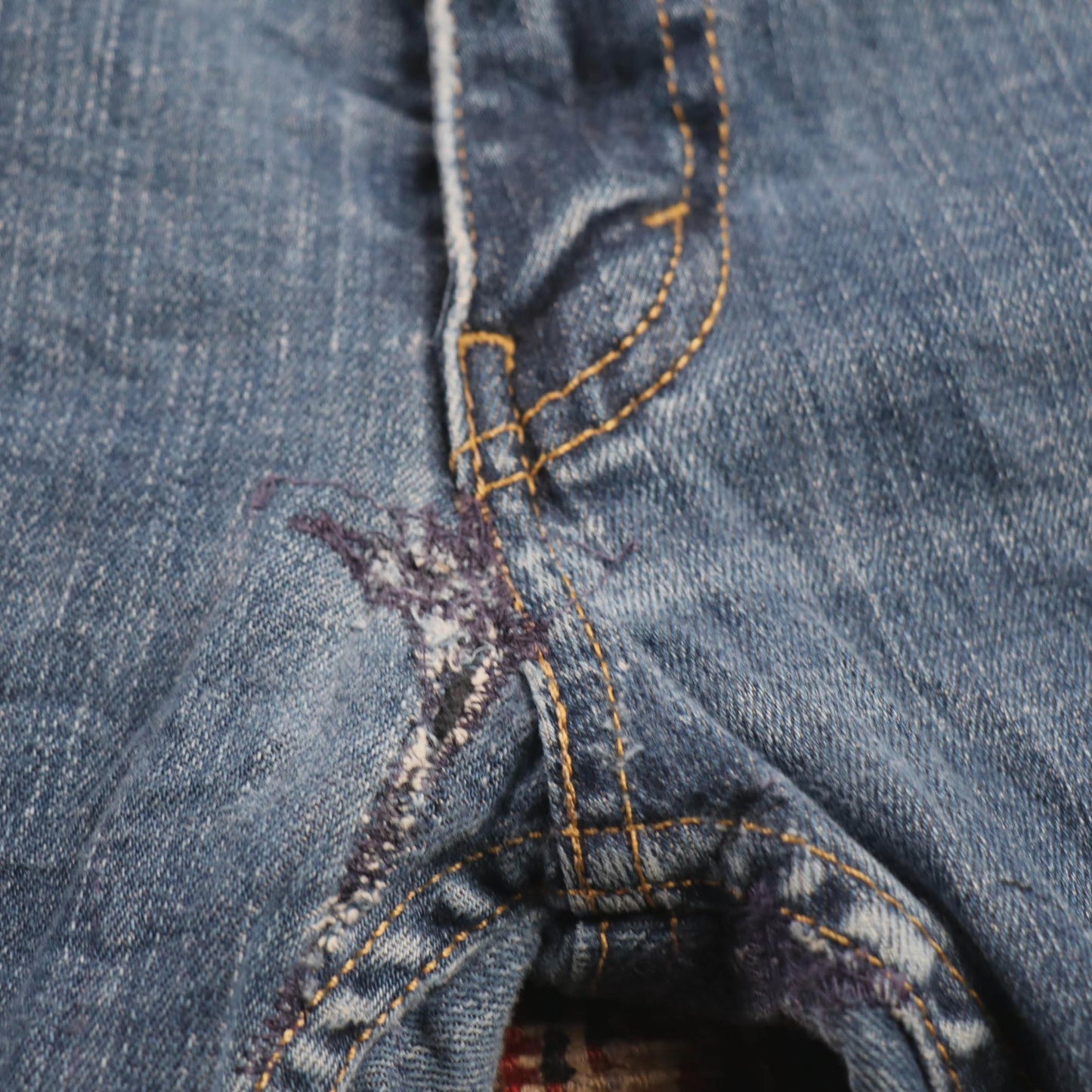 Levi's 513 W36 L28 Straight Leg Slim Fit Blue Denim Jeans