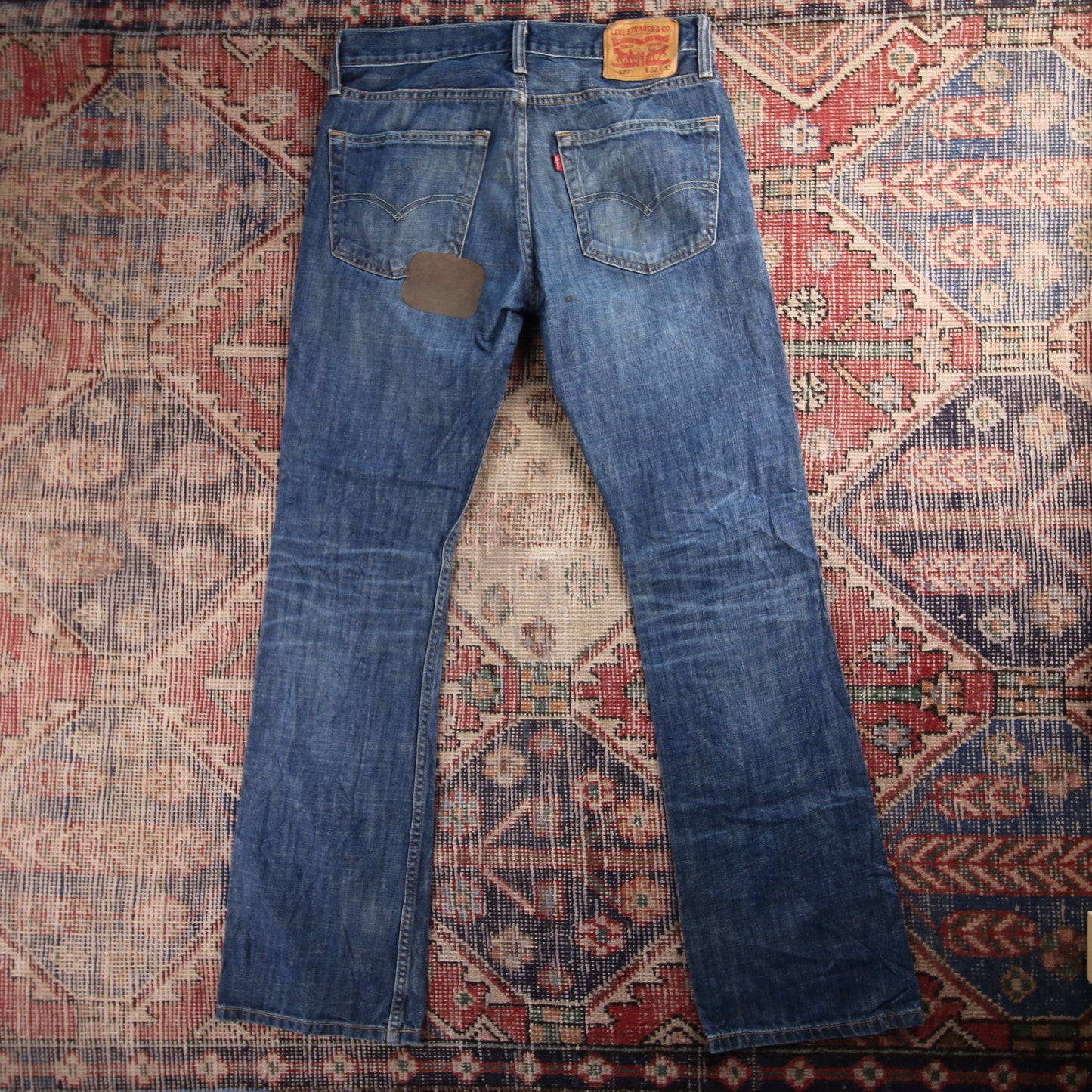 Levi's 527 Red Tab W32 L32 Bootcut Blue ** Denim Jeans