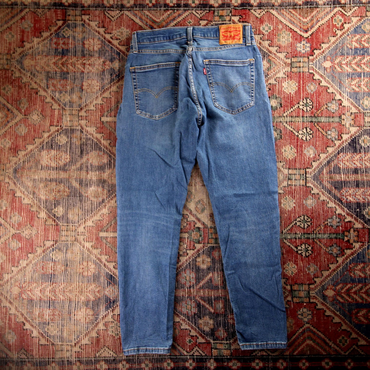 Levi's 581 Red Tab W30 L29 Skinny Blue Denim Jeans