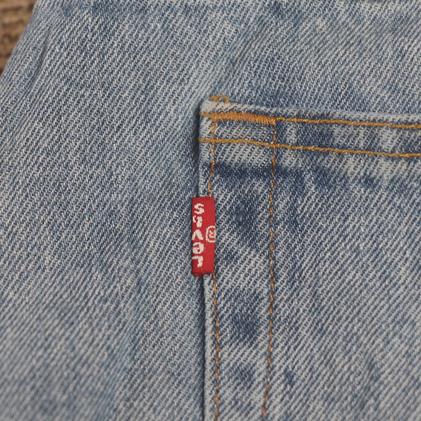 Levi's 505 W36 L34 Straight Leg Regular Fit Blue Denim Jeans