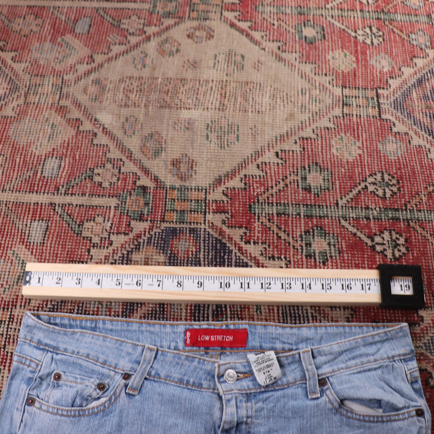 Levi's 519 W38 L31 Bootcut Blue Denim Jeans