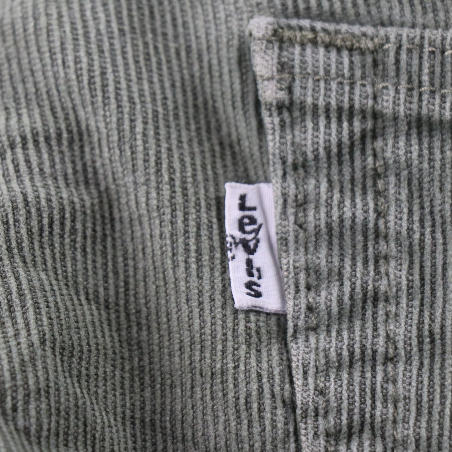 Levi's 511 W34 L28 Slim Fit Green Corduroy Jeans
