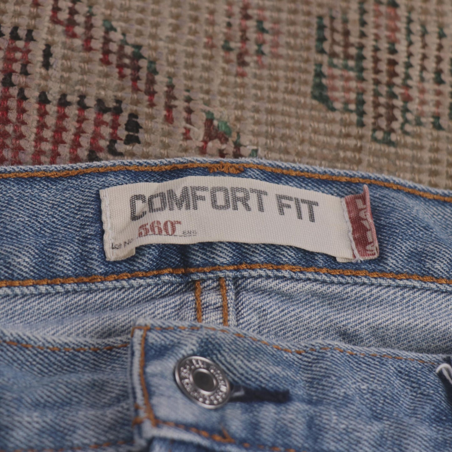 Levi's 560 W40 L32 Comfort Fit Blue Denim Jeans