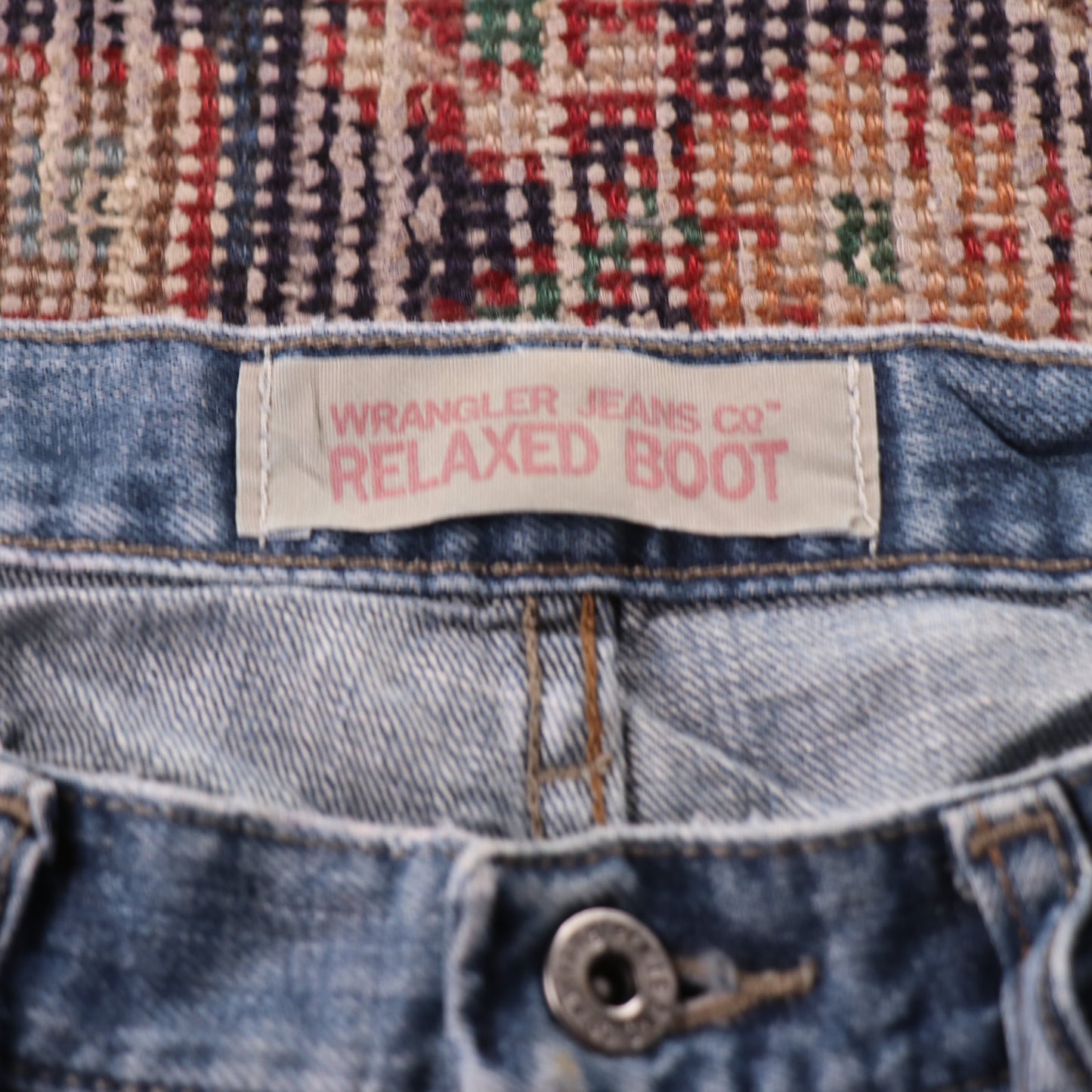 Wrangler W32 L31 Relaxed Boot Blue Denim Jeans