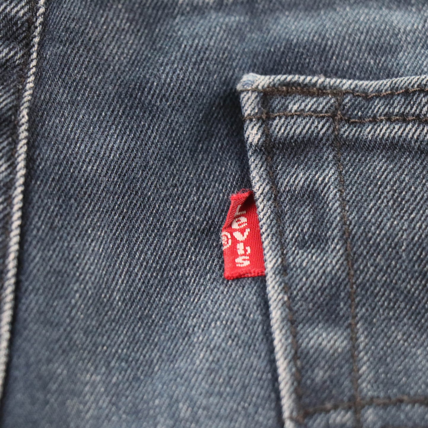 Levi's 519 Red Tab W32 L31 Slim Blue Denim Jeans