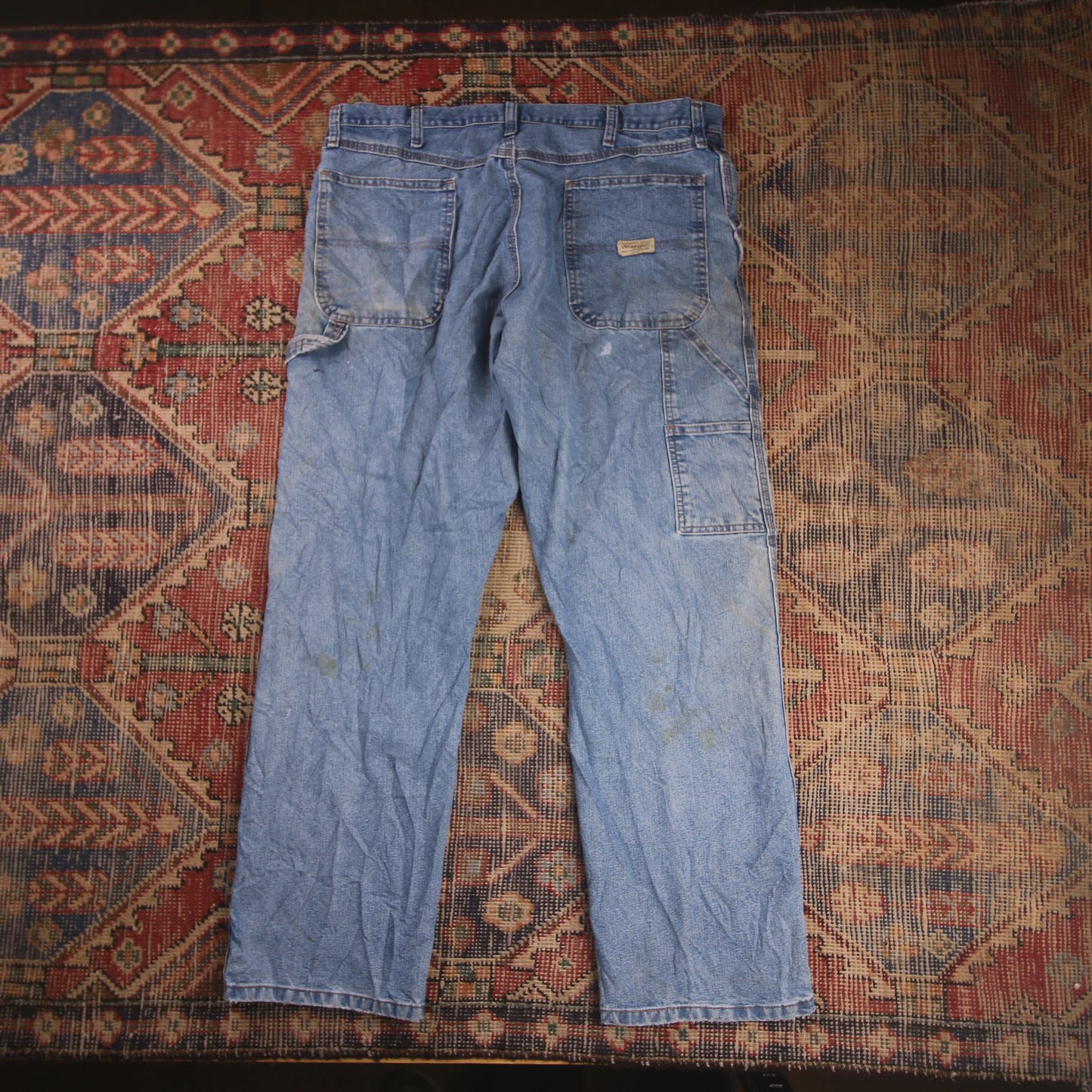 Wrangler W38 L29 Carpenter Blue Denim Jeans
