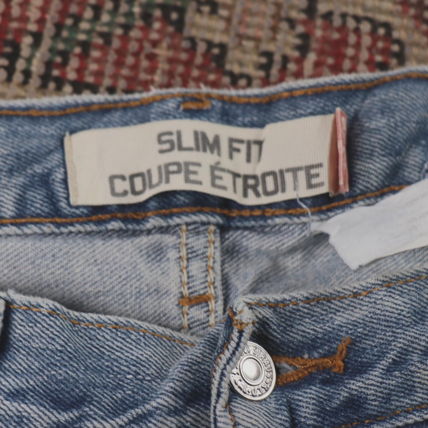 Levi's Red Tab W32 L27 Slim Straight Leg Jeans Blue Denim Jeans