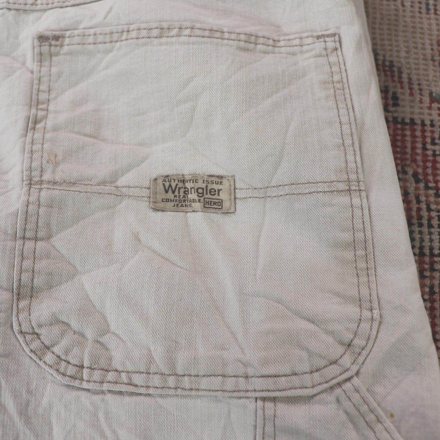 Wrangler W32 L32 Cargo Beige Denim Trousers