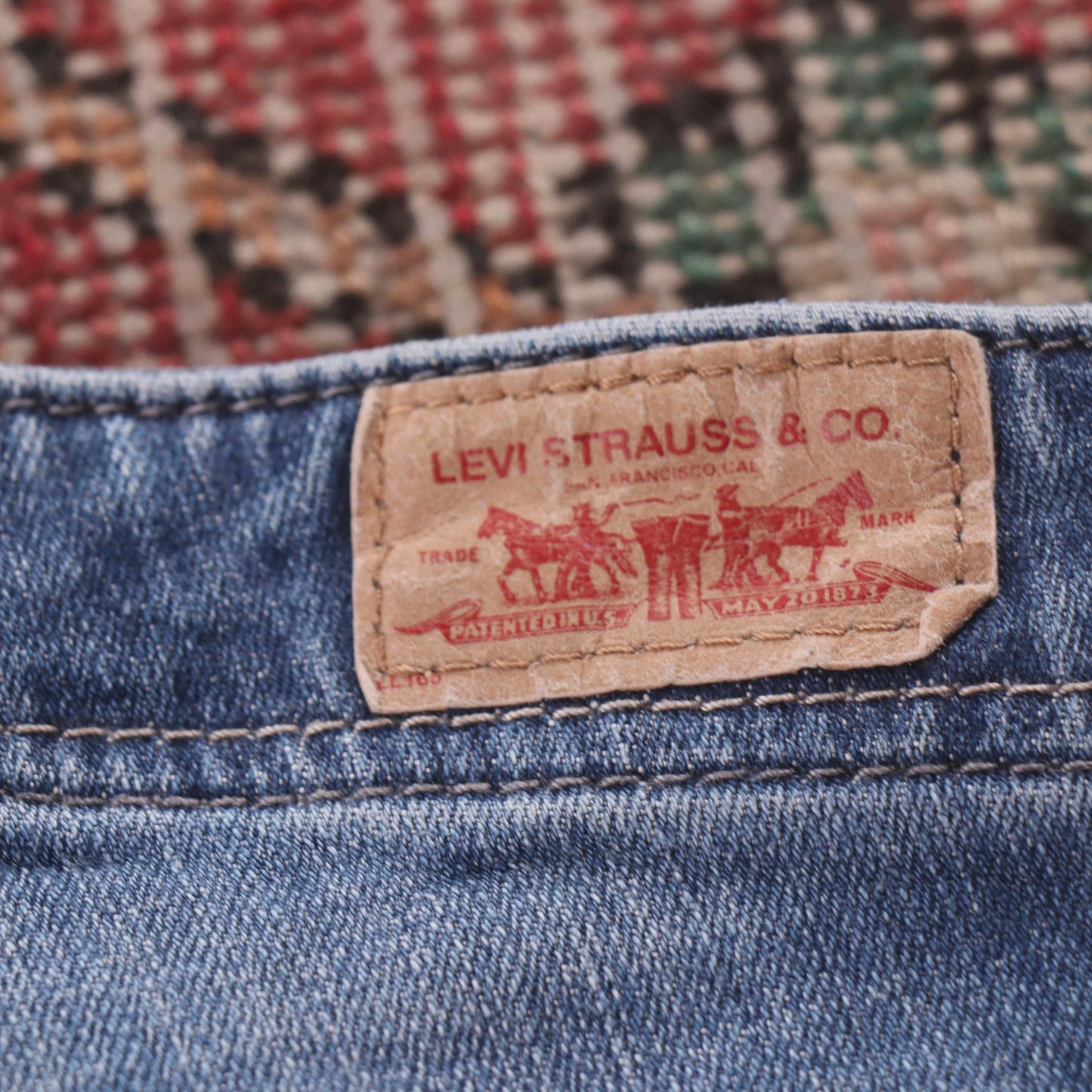 Levi's Red Tab W30 L30 Flare Blue Denim Jeans