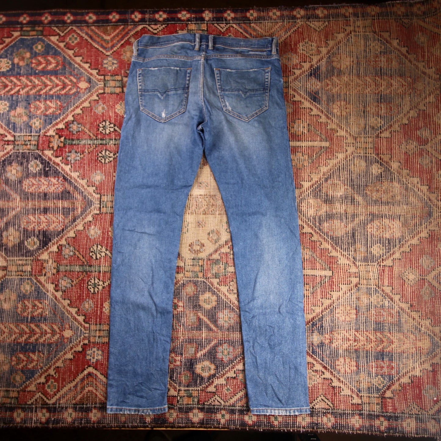 Diesel W34 L31 Skinny Blue Denim Jeans