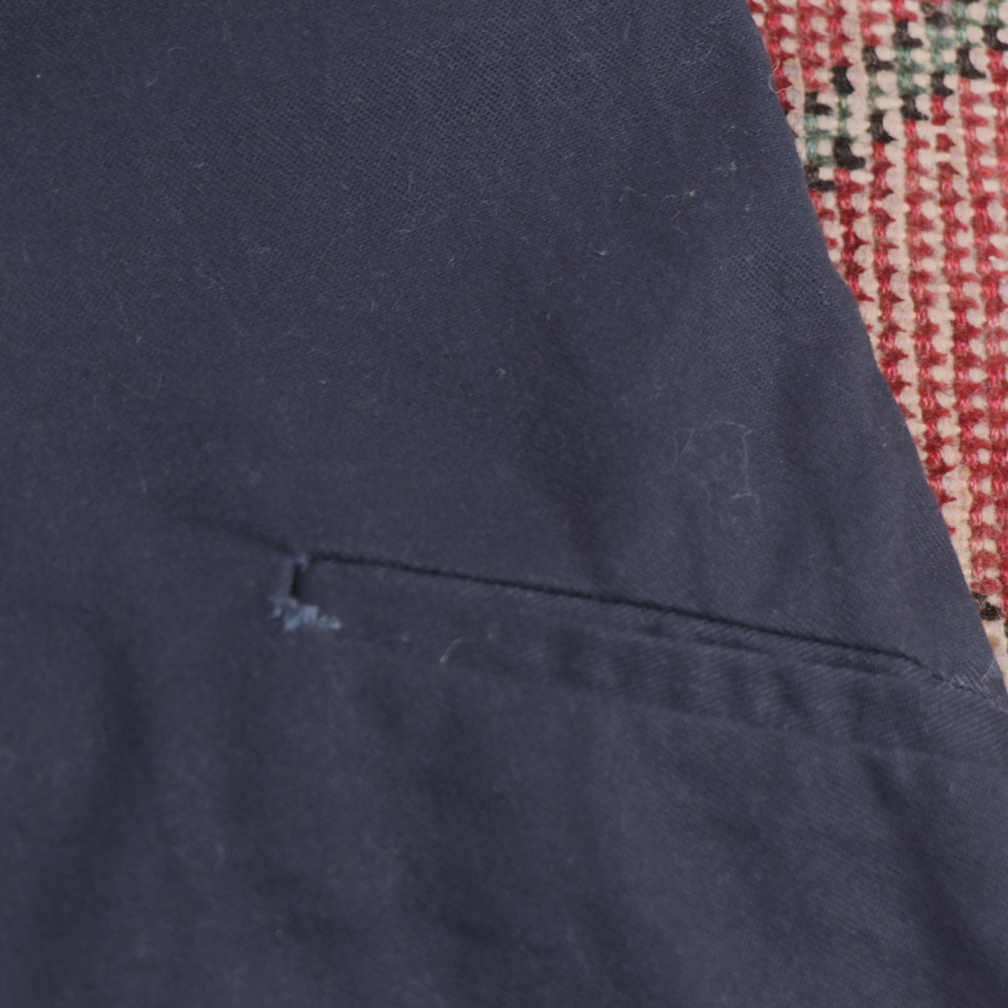 Dickies W36 L30 Straight Leg Blue Cotton Blend Trousers