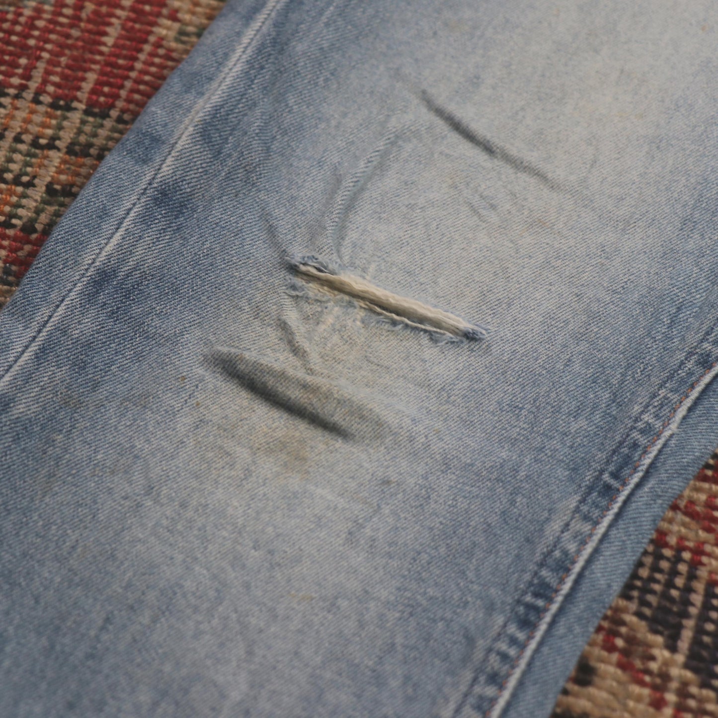 Lee W30 L30 Skinny Classic Ripped Style Blue Denim Jeans