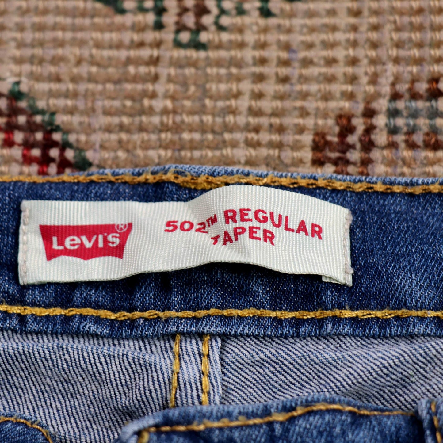 Levi's 502 W30 L30 Tapered Leg Regular Fit Blue Denim Jeans