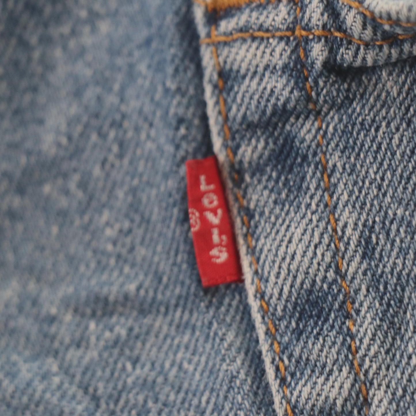 Levi's 550 Red Tab W38 L29 Tapered Leg Relaxed Fit Blue Denim Jeans