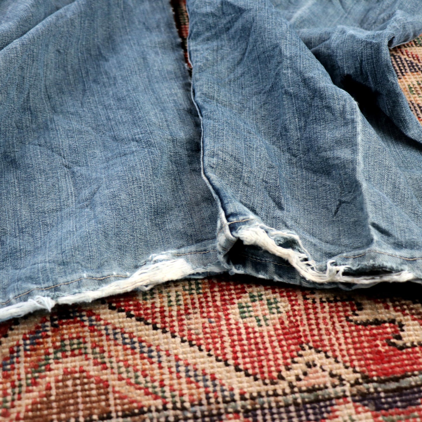 Lee W36 L31 Carpenter Classic Ripped Style Blue Denim Jeans