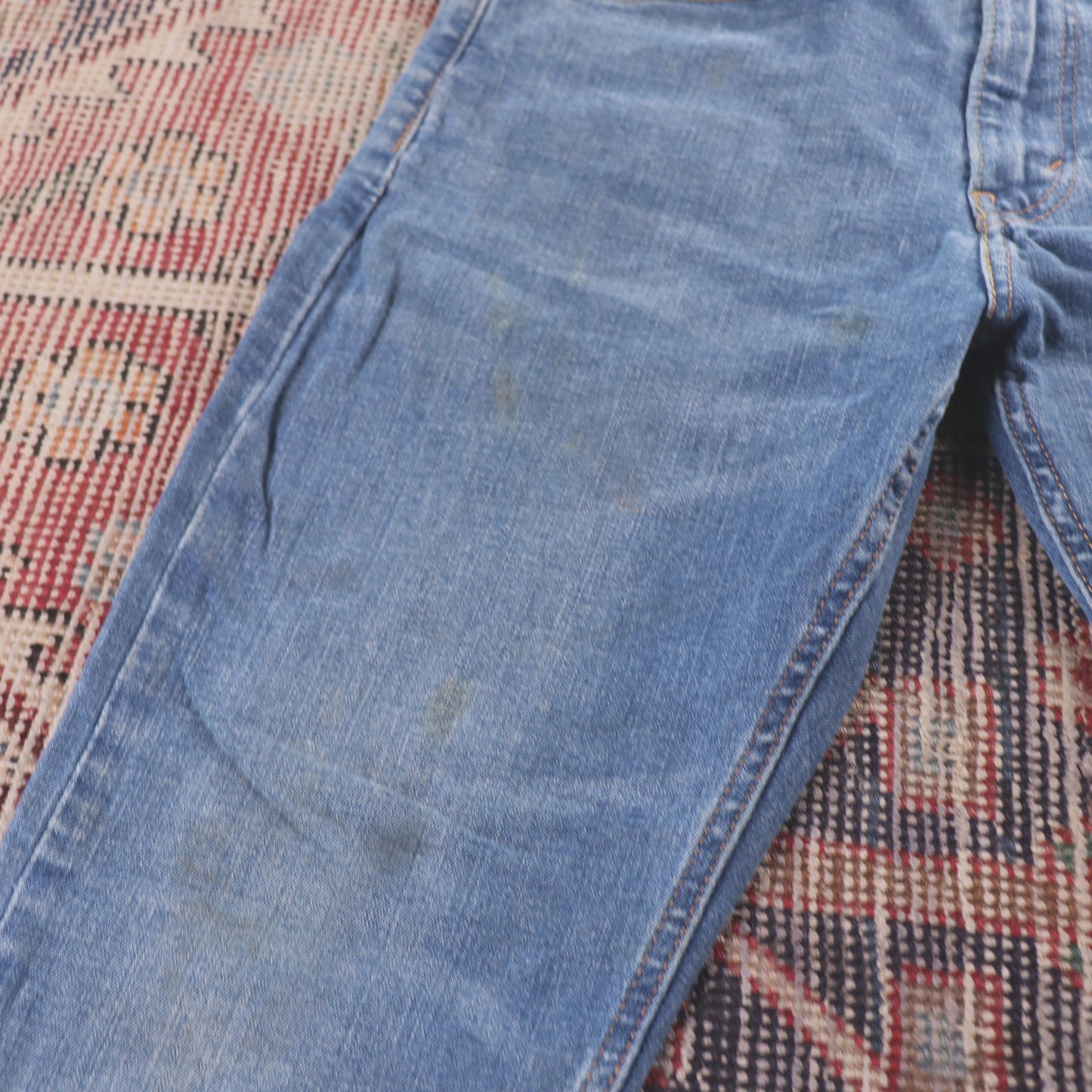 Levi's 512 Red Tab W28 L27 Tapered Leg Slim Fit Blue Denim Jeans