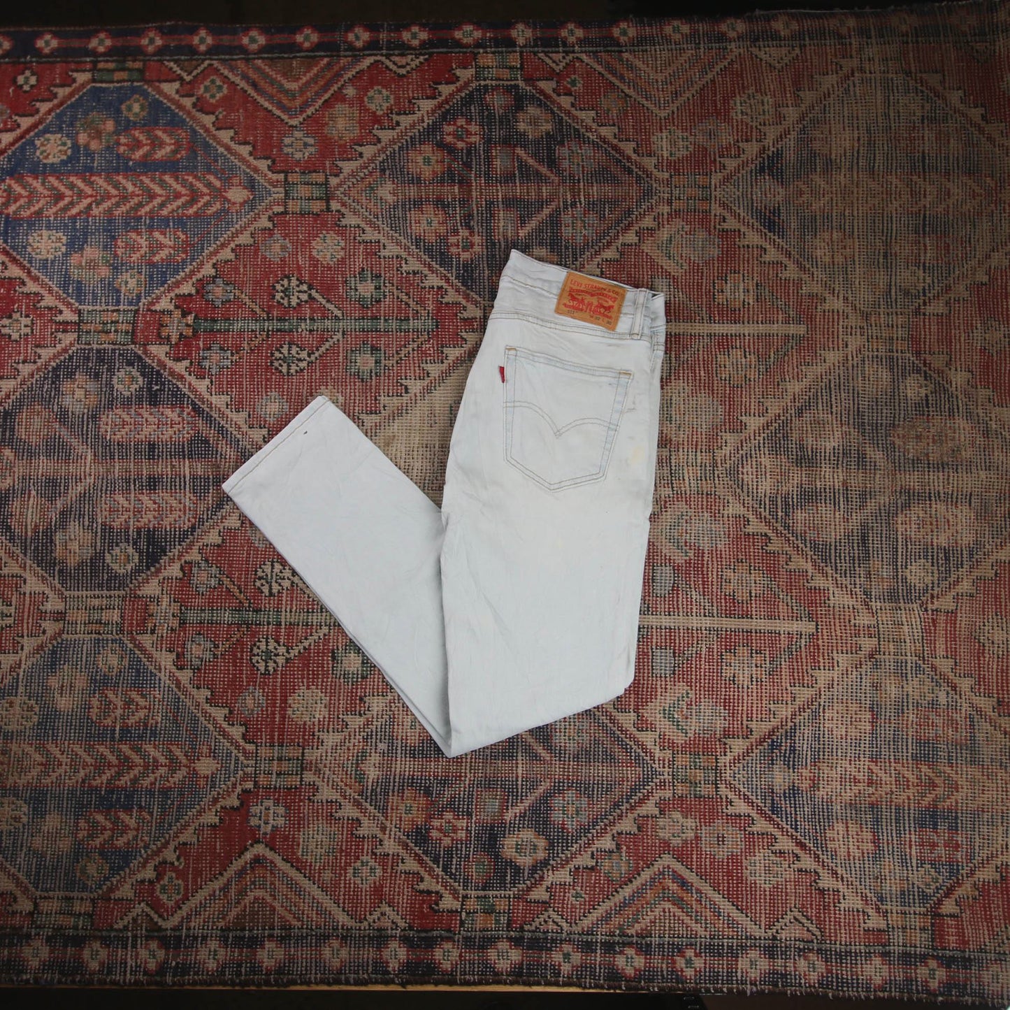 Levi's 511 W32 L30 Slim Fit White Denim Jeans