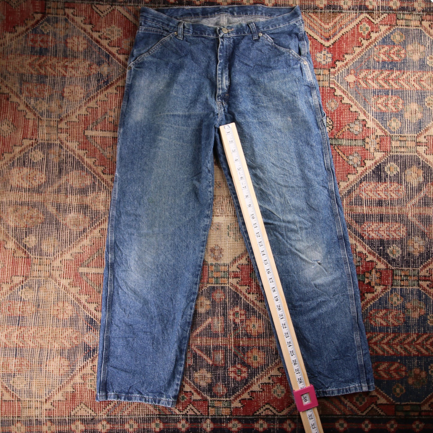 Wrangler W38 L30 Carpenter Blue Denim Jeans